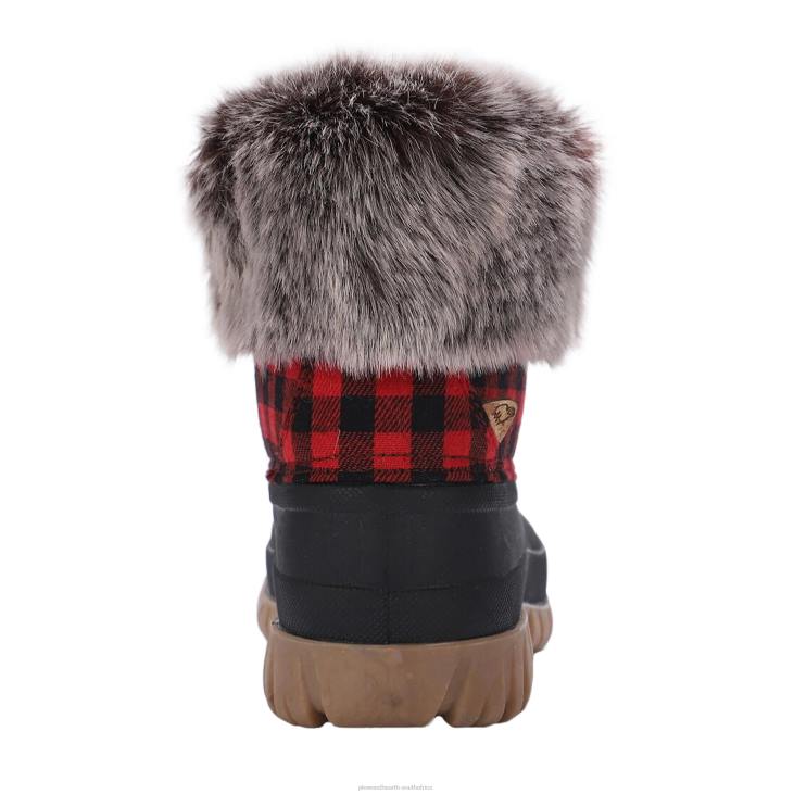Seasonal & Gifts Plow & Hearth LaMO Women's Brielle Boots - Waxed Chestnut - Size 5 NFLB3040