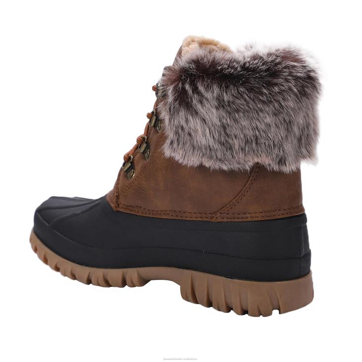 Seasonal & Gifts Plow & Hearth LaMO Women's Brielle Boots - Waxed Chestnut - Size 5 NFLB3040