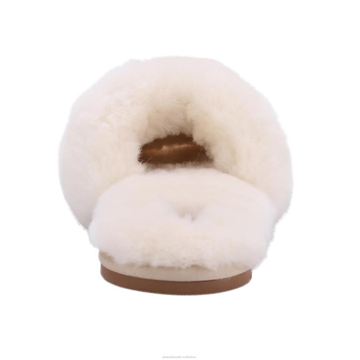 Seasonal & Gifts Plow & Hearth LaMO Women's Naomi Sheepskin Slipper - Cream - M NFLB3057