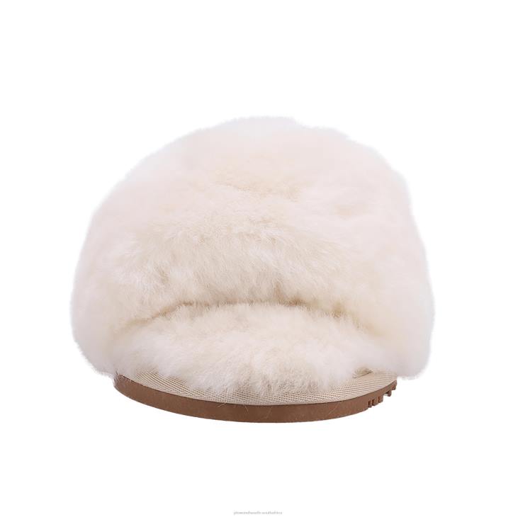 Seasonal & Gifts Plow & Hearth LaMO Women's Naomi Sheepskin Slipper - Cream - M NFLB3057
