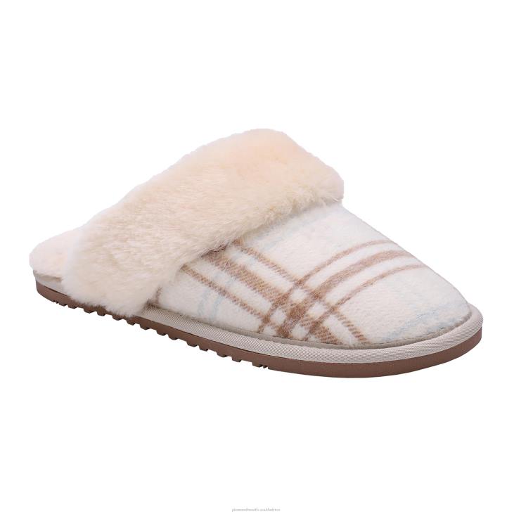 Seasonal & Gifts Plow & Hearth LaMO Women's Suede Scuff Slippers - Waxed Charcoal - L NFLB3023
