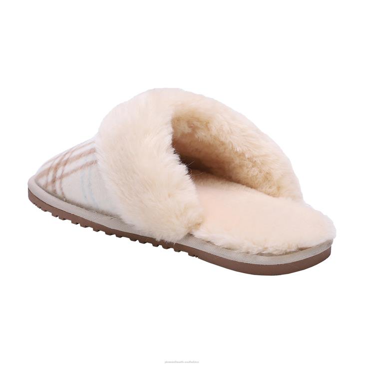 Seasonal & Gifts Plow & Hearth LaMO Women's Suede Scuff Slippers - Waxed Charcoal - L NFLB3023