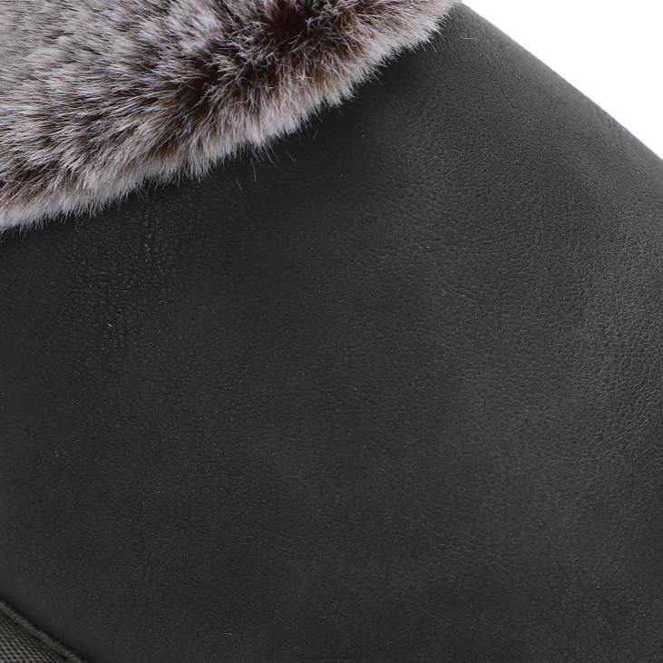 Seasonal & Gifts Plow & Hearth LaMO Women's Suede Scuff Slippers - Waxed Charcoal - L NFLB3023