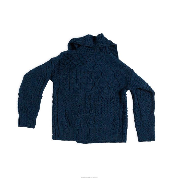 Seasonal & Gifts Plow & Hearth Merino Wool Corina Cardigan Sweater with Single-Button Front - Mustard - L (12-14) NFLB2981