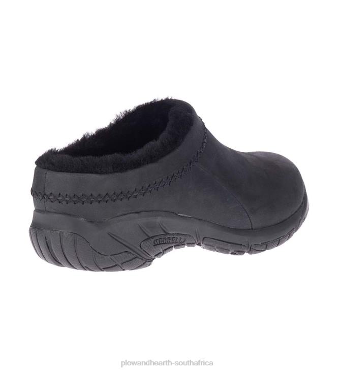 Seasonal & Gifts Plow & Hearth Merrell Encore Ice 4 Slip-On Leather Shoes - Black - Size 11 NFLB3037