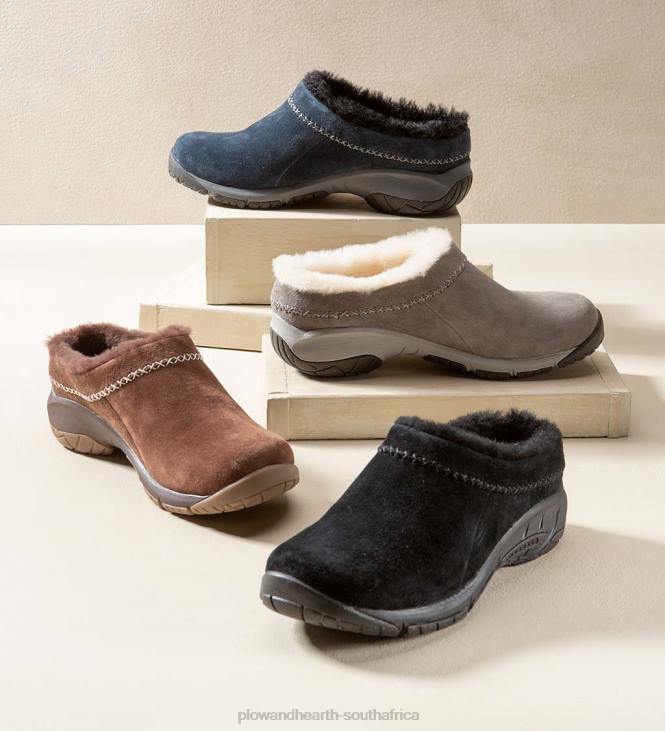 Seasonal & Gifts Plow & Hearth Merrell Encore Ice 4 Slip-On Suede Shoes - Charcoal - Size 8 NFLB2984