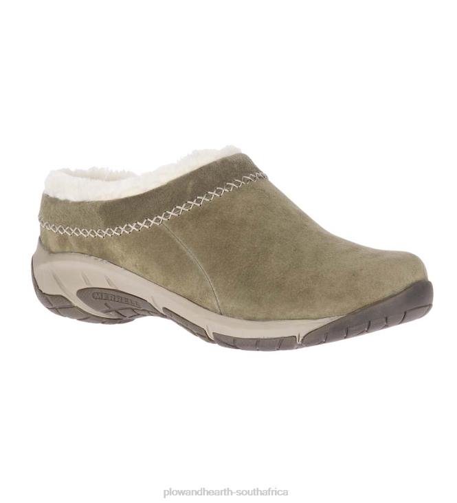 Seasonal & Gifts Plow & Hearth Merrell Encore Ice 4 Slip-On Suede Shoes - Charcoal - Size 8 NFLB2984