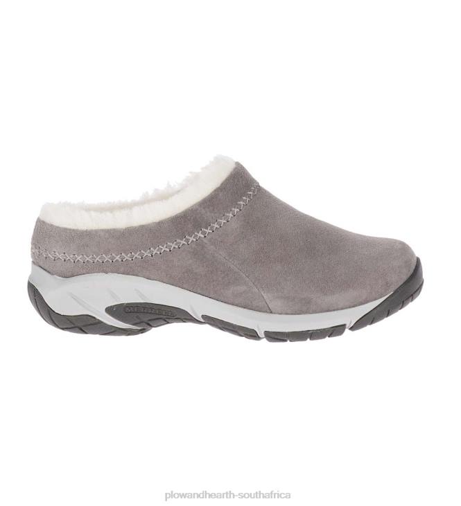 Seasonal & Gifts Plow & Hearth Merrell Encore Ice 4 Slip-On Suede Shoes - Charcoal - Size 8 NFLB2984