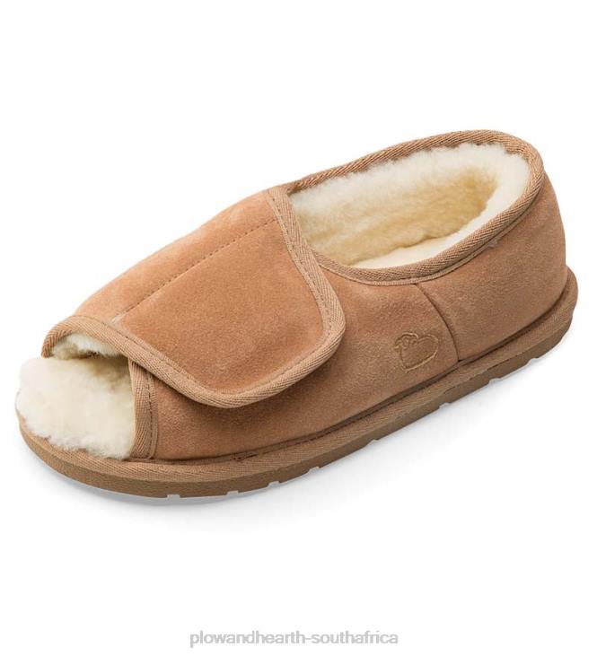 Seasonal & Gifts Plow & Hearth Sheepskin Wrap Slippers With Closed Back NFLB3069