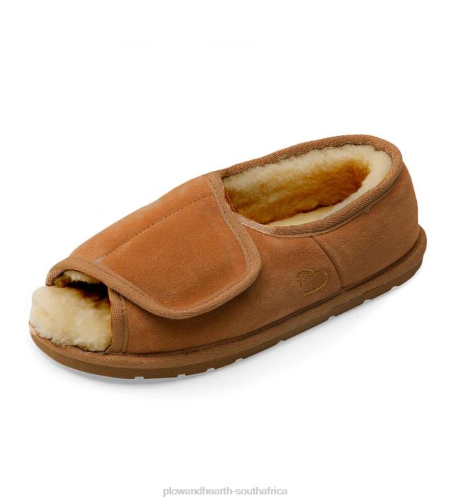 Seasonal & Gifts Plow & Hearth Sheepskin Wrap Slippers With Closed Back NFLB3069