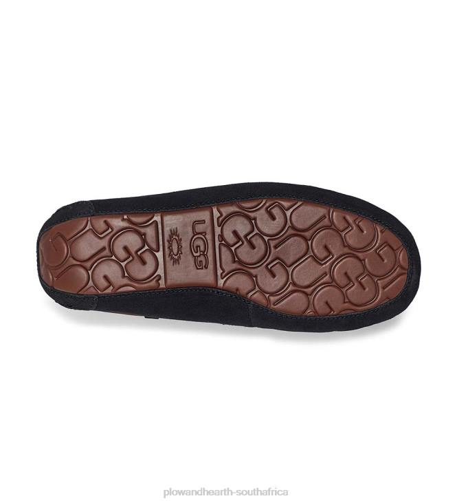 Seasonal & Gifts Plow & Hearth UGG Dakota Women's Suede Moccasin Slippers - Black - Size 6 NFLB3058