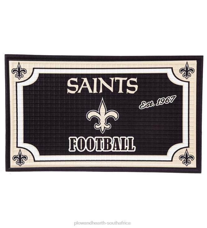 Seasonal & Gifts Plow & Hearth Indoor/Outdoor NFL Team Pride Embossed Doormat - Houston Texans NFLB3091