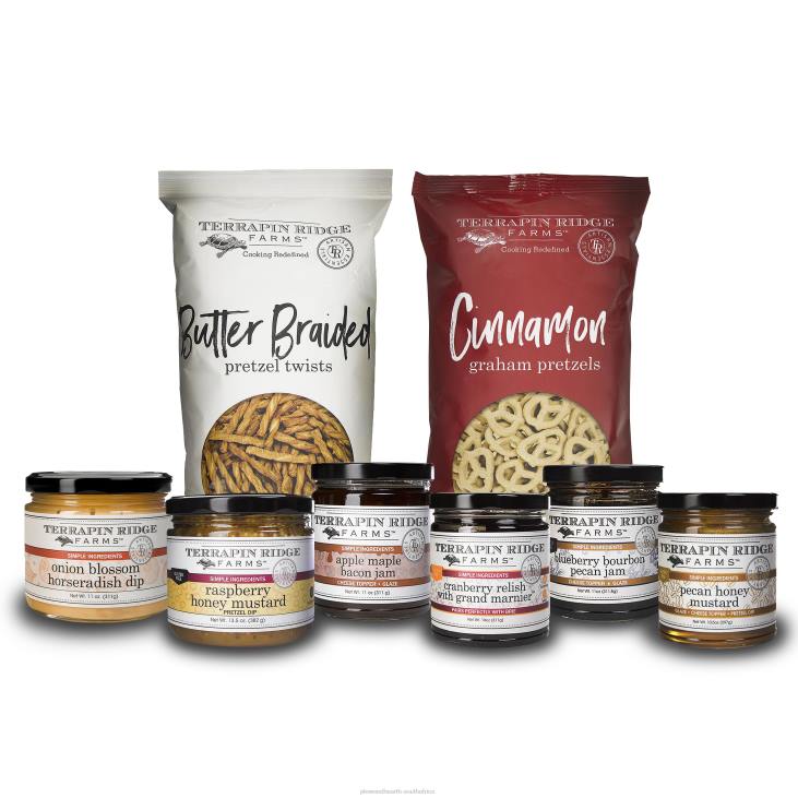 Seasonal & Gifts Plow & Hearth USA-Made Spirited Snacks Spread Sampler NFLB3036