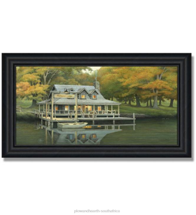 Seasonal & Gifts Plow & Hearth Lake House' Personalized Print NFLB3074