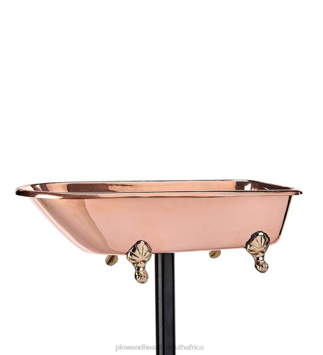 Yard & Garden Plow & Hearth Splish Splash Birdbath, Polished Copper - Copper NFLB844