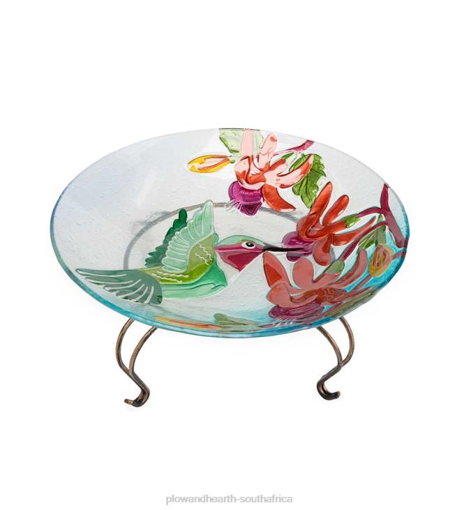 Yard & Garden Plow & Hearth Tabletop Bird Bath Pedestal with Scroll Legs NFLB850