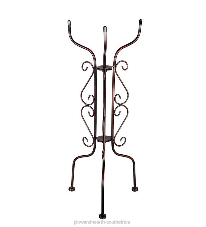 Yard & Garden Plow & Hearth Tripod Scroll Birdbath Stand NFLB839