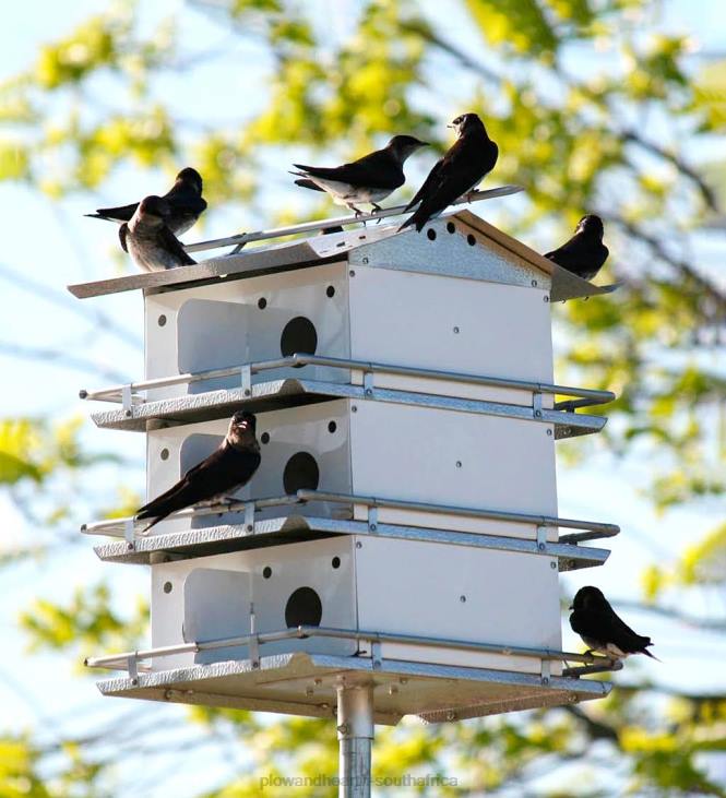 Yard & Garden Plow & Hearth 12-Room Purple Martin Birdhouse NFLB883
