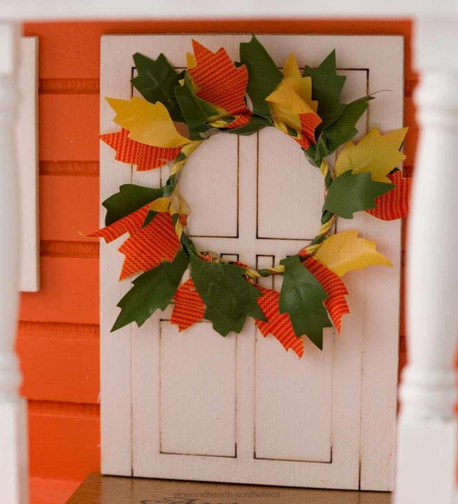Yard & Garden Plow & Hearth Autumn Daze Wooden Birdhouse and Pedestal Pole Set NFLB880