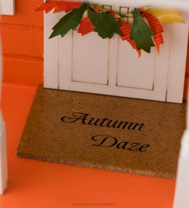 Yard & Garden Plow & Hearth Autumn Daze Wooden Birdhouse and Pedestal Pole Set NFLB880
