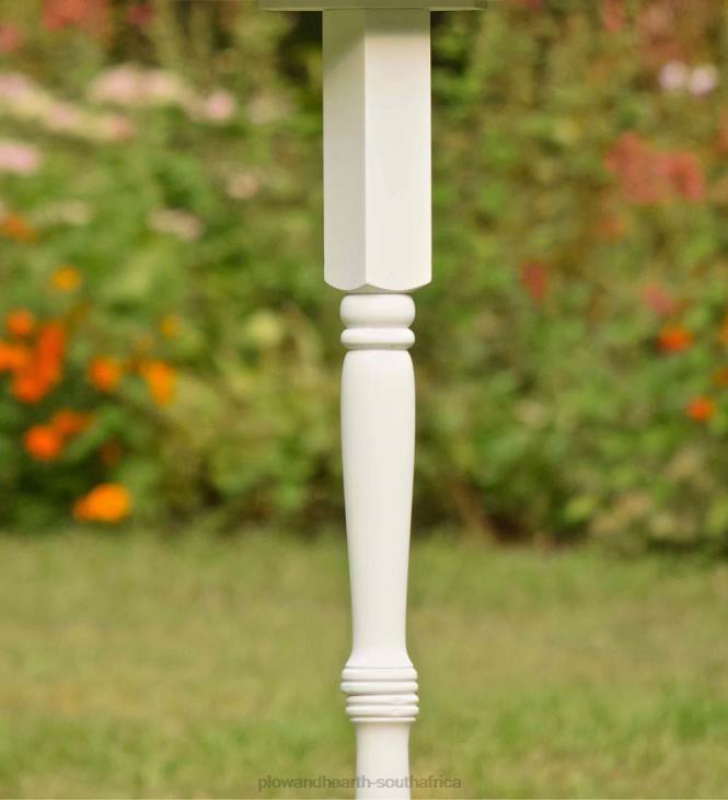 Yard & Garden Plow & Hearth Autumn Daze Wooden Birdhouse and Pedestal Pole Set NFLB880