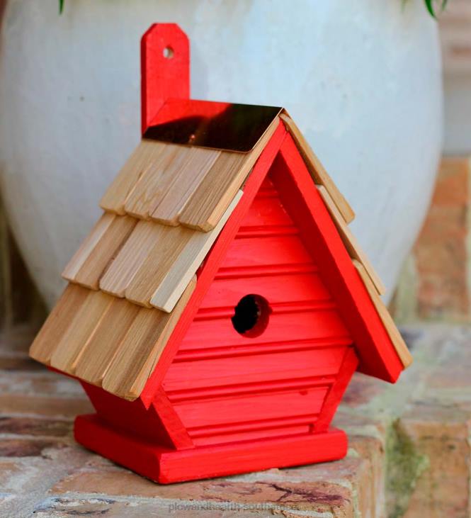 Yard & Garden Plow & Hearth Chic Chick Birdhouse - Blueberry NFLB866