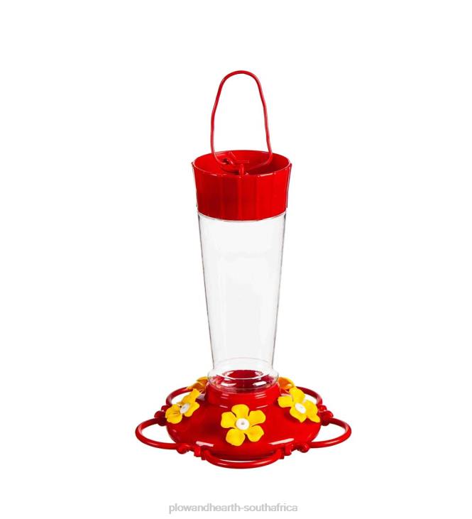 Yard & Garden Plow & Hearth Hanging 10-Ounce Hummingbird Feeder NFLB812