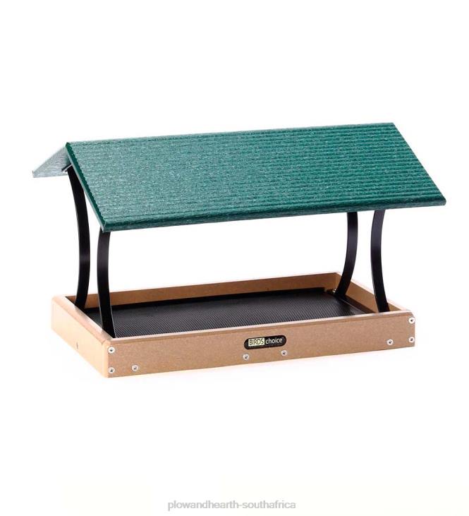 Yard & Garden Plow & Hearth Large Poly-Lumber Fly-Through Bird Feeder NFLB770