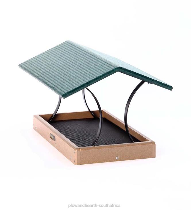 Yard & Garden Plow & Hearth Large Poly-Lumber Fly-Through Bird Feeder NFLB770