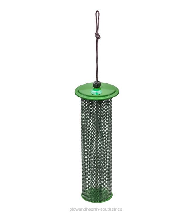 Yard & Garden Plow & Hearth Magnet Mesh Tube Finch Feeder - Blue NFLB800