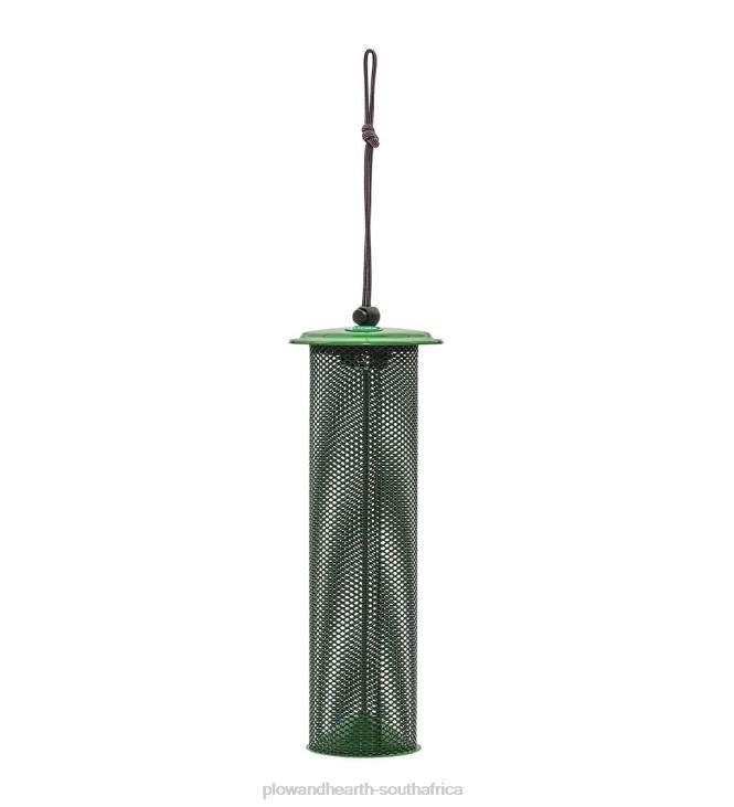 Yard & Garden Plow & Hearth Magnet Mesh Tube Finch Feeder - Blue NFLB800