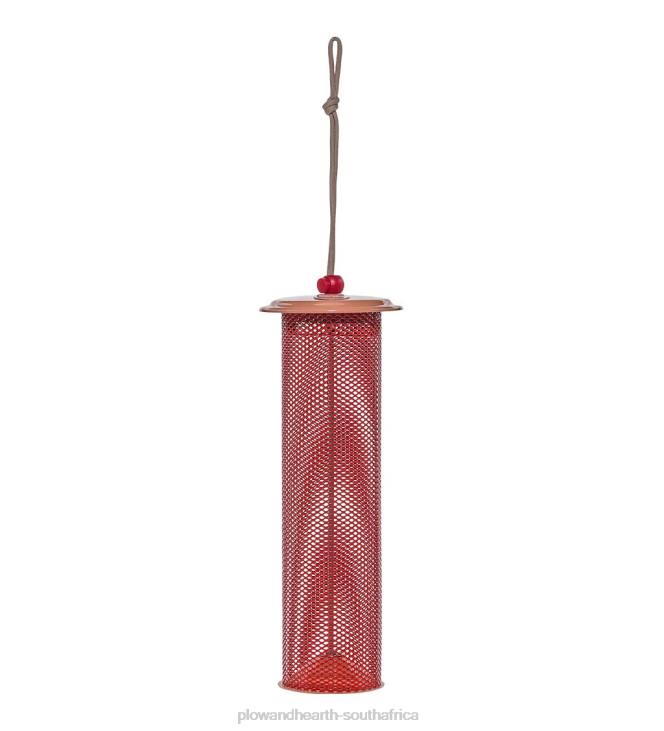 Yard & Garden Plow & Hearth Magnet Mesh Tube Finch Feeder - Blue NFLB800