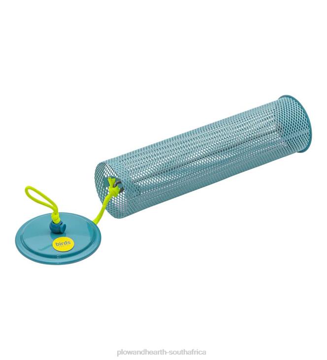 Yard & Garden Plow & Hearth Magnet Mesh Tube Finch Feeder - Blue NFLB800