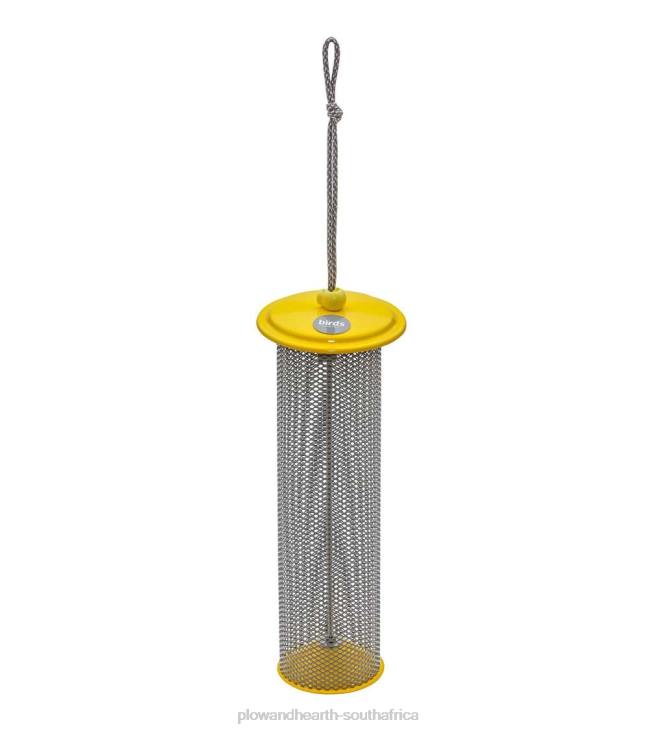 Yard & Garden Plow & Hearth Magnet Mesh Tube Finch Feeder - Blue NFLB800