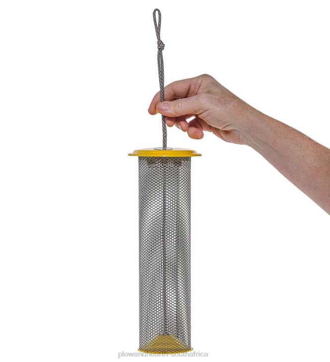Yard & Garden Plow & Hearth Magnet Mesh Tube Finch Feeder - Blue NFLB800