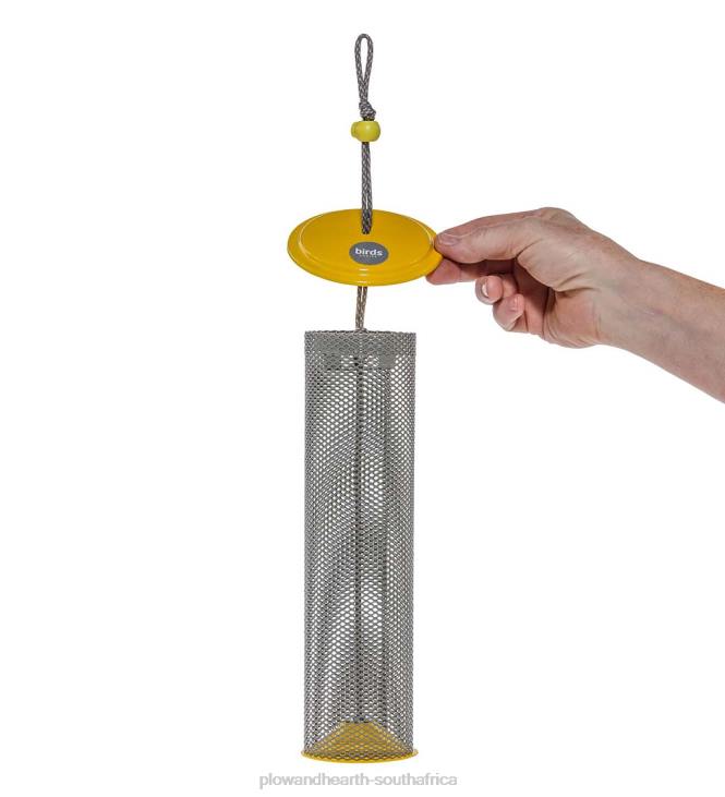 Yard & Garden Plow & Hearth Magnet Mesh Tube Finch Feeder - Blue NFLB800