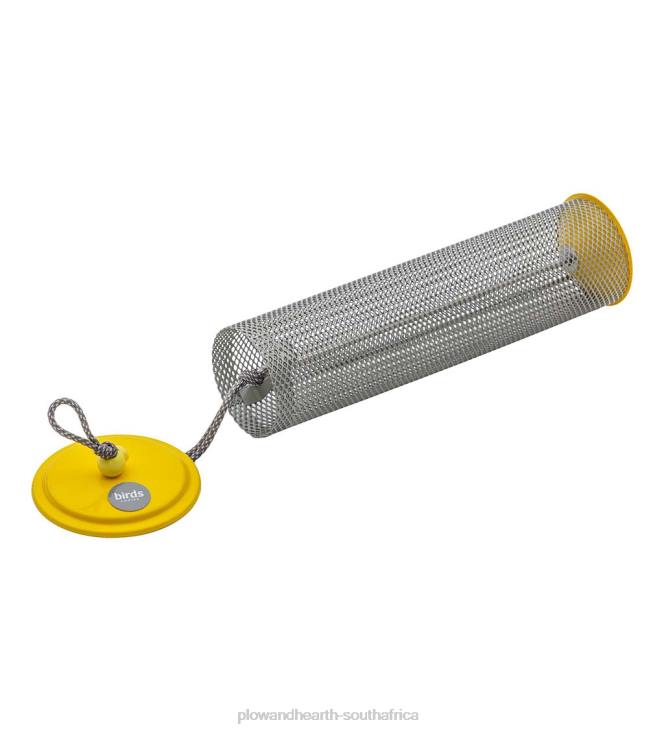 Yard & Garden Plow & Hearth Magnet Mesh Tube Finch Feeder - Blue NFLB800