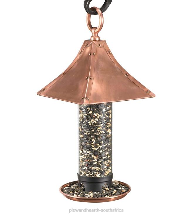 Yard & Garden Plow & Hearth Palazzo Copper Bird Feeder NFLB741