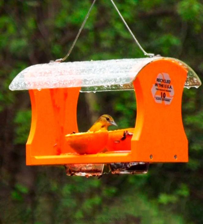 Yard & Garden Plow & Hearth Recycled Plastic Poly-Lumber Oriole Bird Feeder NFLB752
