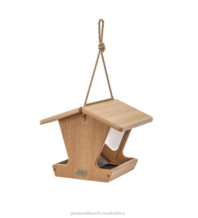 Yard & Garden Plow & Hearth Recycled Poly-Lumber Hopper-Style Bird Feeder NFLB785