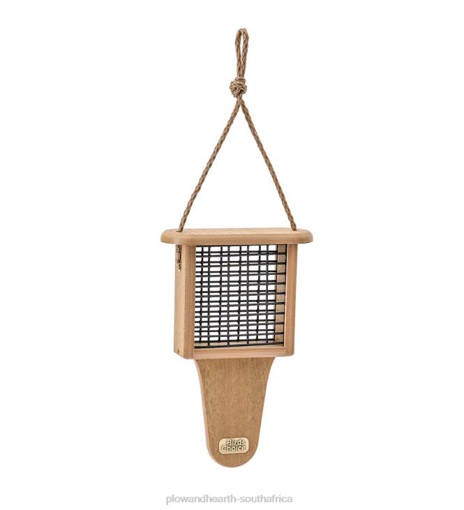 Yard & Garden Plow & Hearth Recycled Poly-Lumber Single Cake Suet Feeder NFLB816