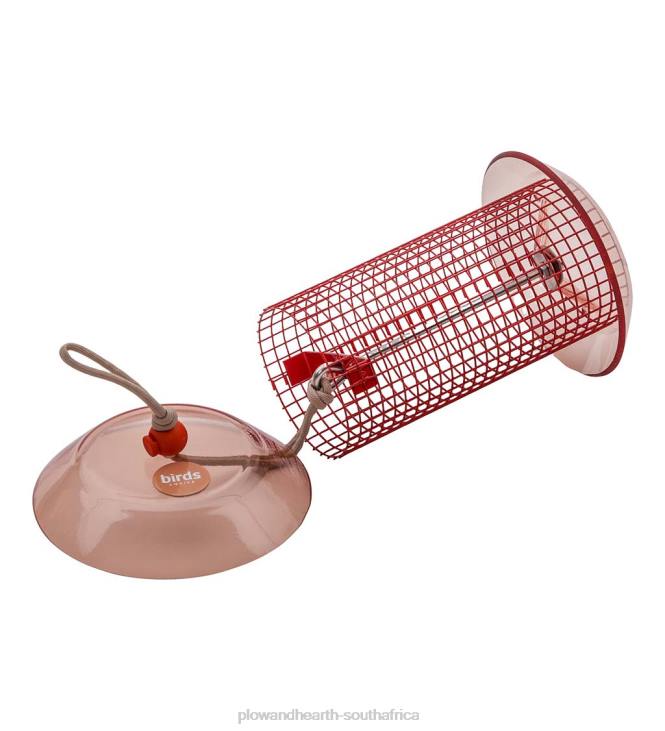 Yard & Garden Plow & Hearth Small Sunflower Seed Bird Feeder - Coral NFLB819