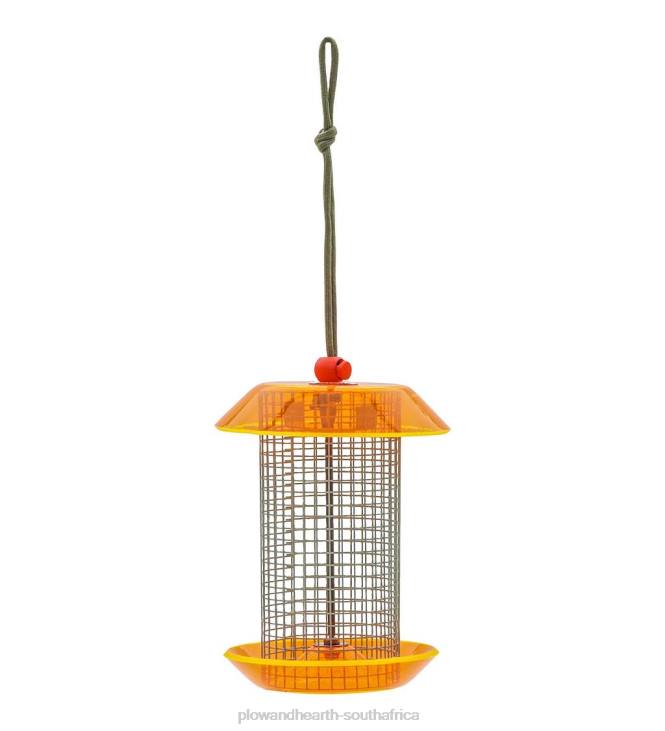 Yard & Garden Plow & Hearth Small Sunflower Seed Bird Feeder - Coral NFLB819