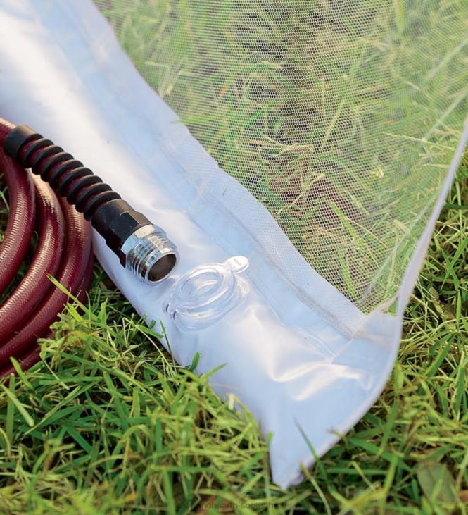 Yard & Garden Plow & Hearth Umbrella Mosquito Net - White NFLB906