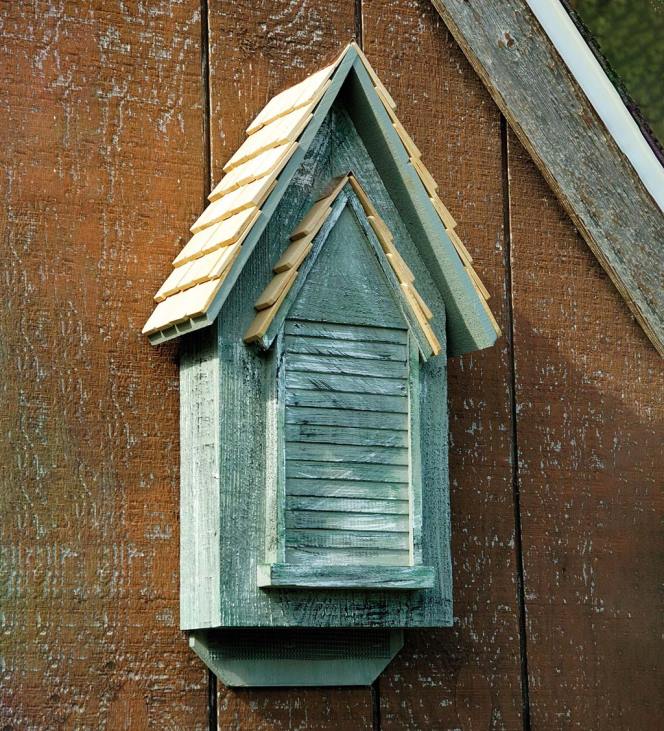 Yard & Garden Plow & Hearth Wooden Victorian Bat House Shelter NFLB902