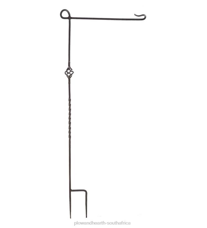 Yard & Garden Plow & Hearth Cast Steel Garden Flag Stand NFLB641