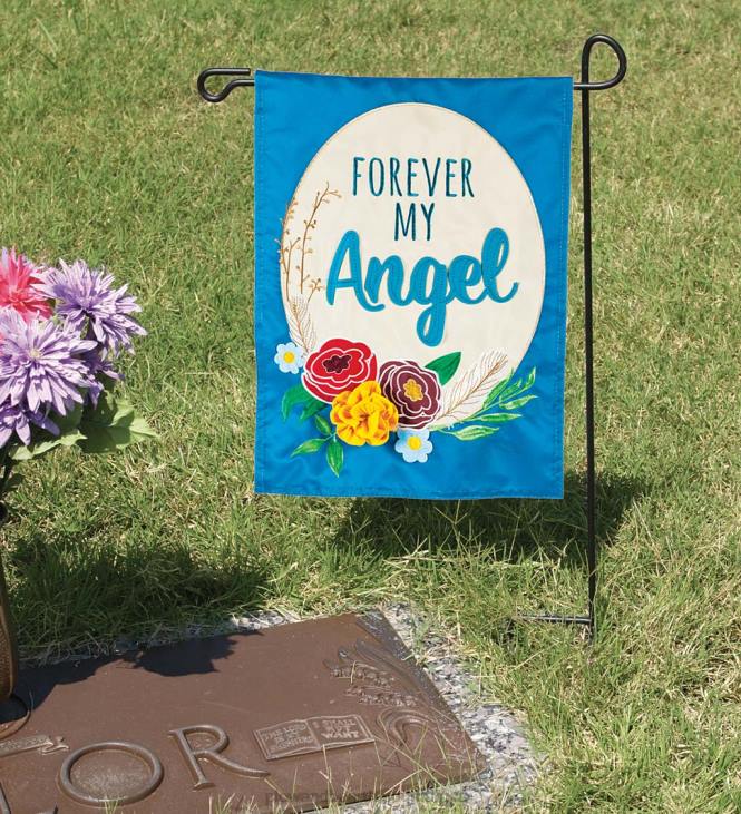 Yard & Garden Plow & Hearth Cemetery-Size Metal Garden Flag Stand NFLB651