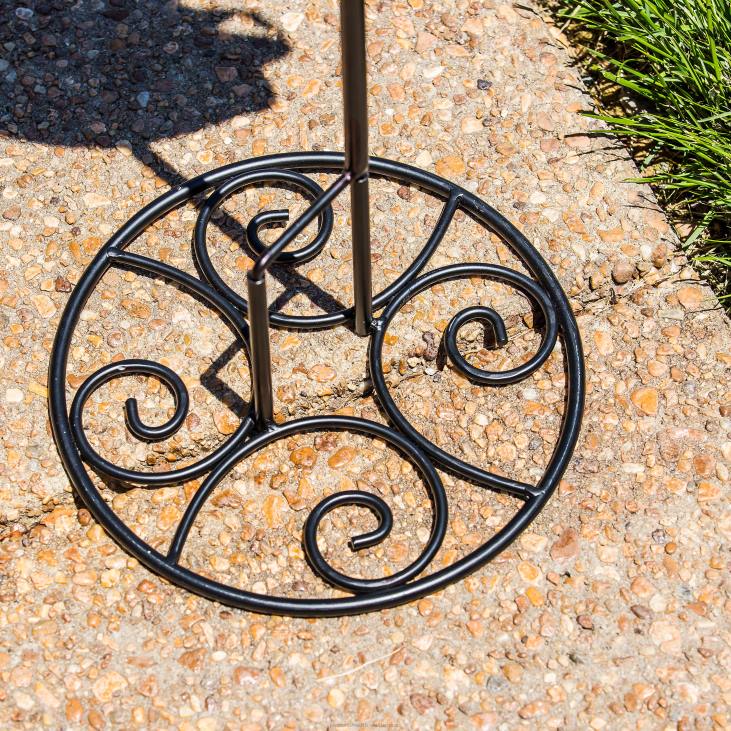 Yard & Garden Plow & Hearth H-Stake Scroll Stand Base NFLB639