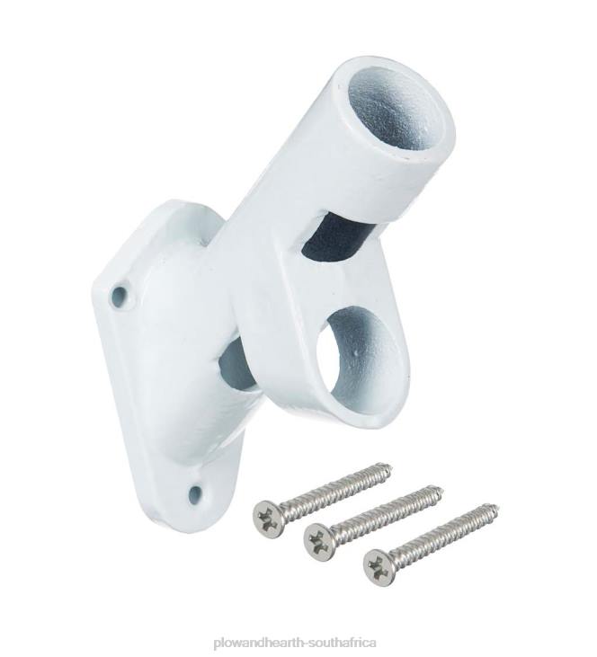 Yard & Garden Plow & Hearth Two-Position Aluminum House Flag Bracket with White Finish NFLB642
