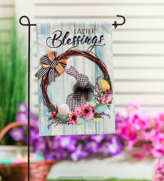 Yard & Garden Plow & HearthEaster BlessingsBurlap Garden Flag NFLB581